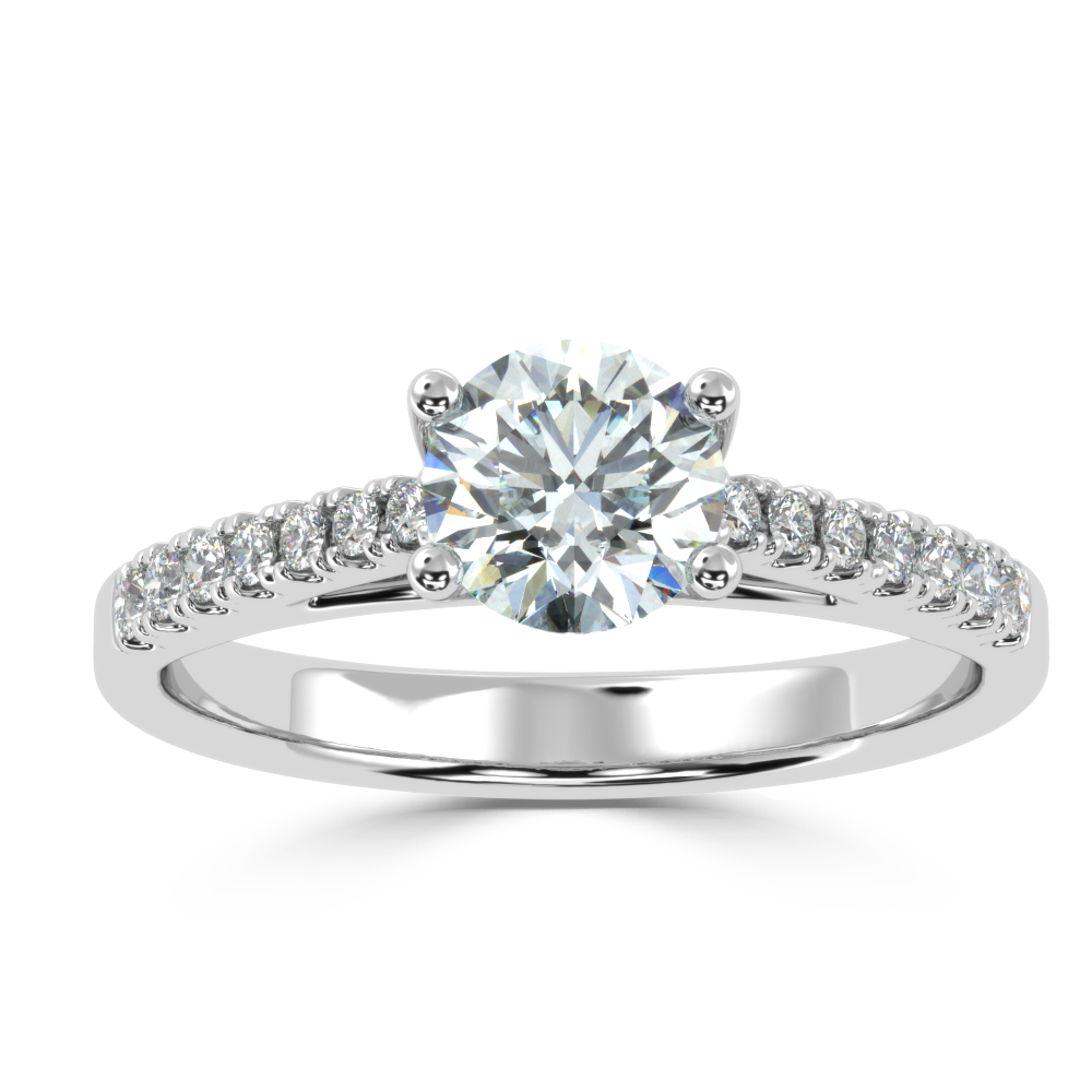 Buy 0.78Ct G VS1 Natural Diamond Ring | SolitaireKart